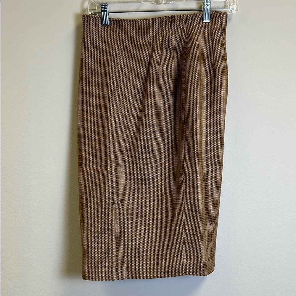 Jones New York Women’s Size 6 Brown Textured Pencil Skirt